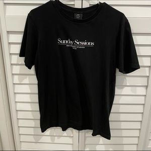 Black graphic tee